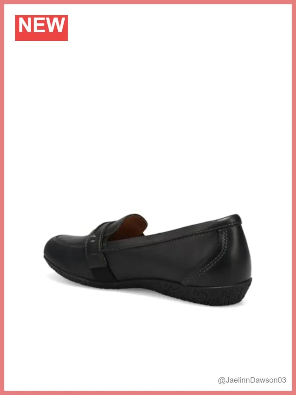 Women's Leather Loafers Slip-On Comfort Arch Support Cushioned Business Casual